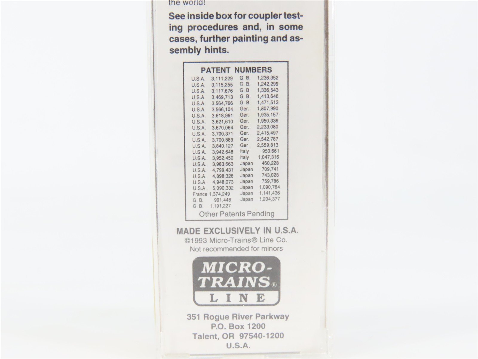 N Scale Micro-Trains 20136 CP Canadian Pacific 40' Box Car 269960 RTR