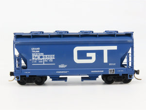 N Scale Micro-Trains 92010 GTW Grand Trunk Western 2-Bay Covered Hopper RTR