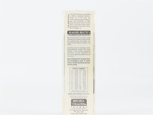 N Scale Micro-Trains 92010 GTW Grand Trunk Western 2-Bay Covered Hopper RTR