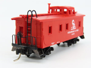N Scale Micro-Trains 50190 C&O Chesapeake & Ohio 34' Wood Sheathed Caboose RTR