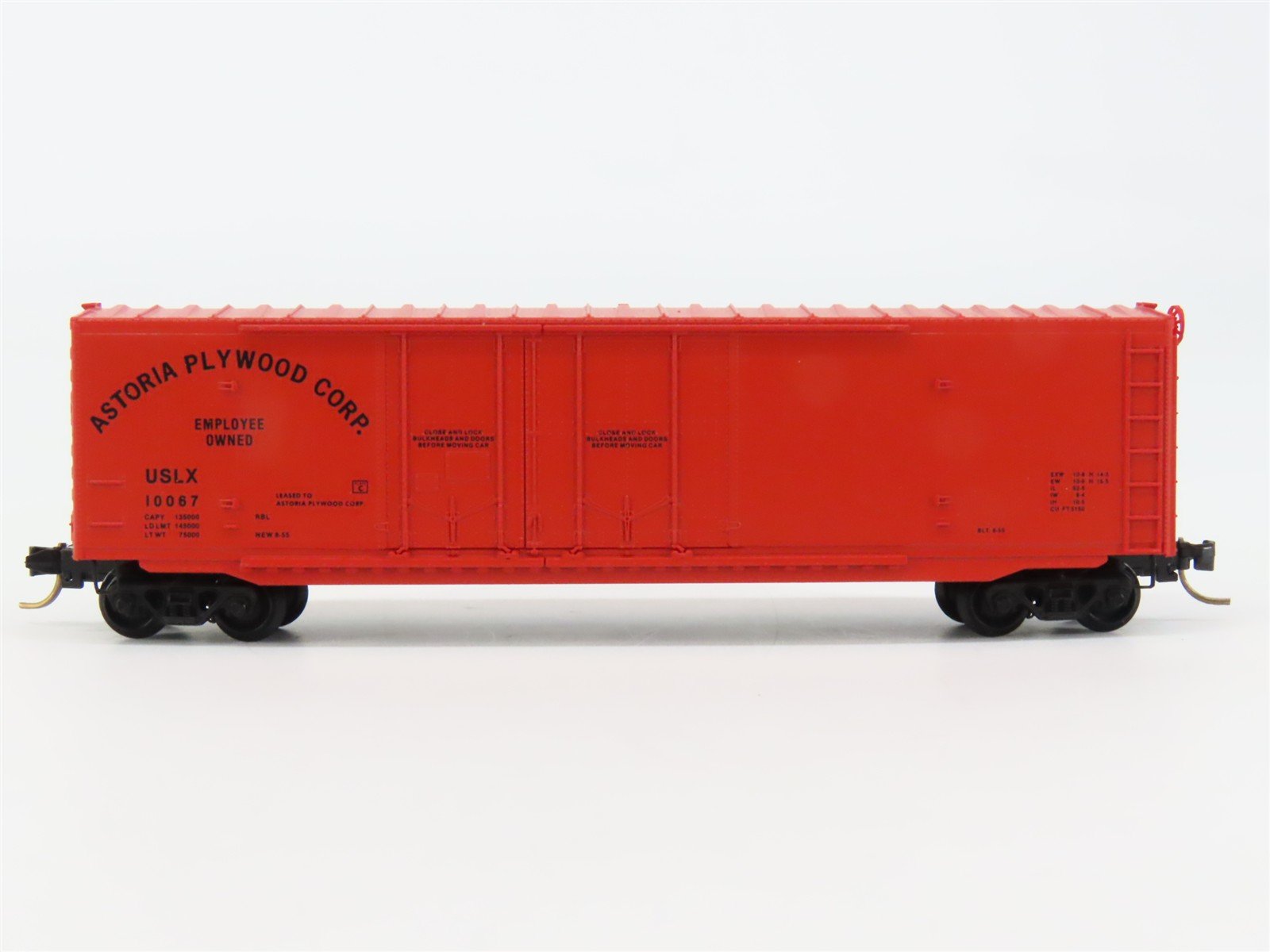 N Scale Micro-Trains 75020 USLX Astoria Plywood Corp. 50' Box Car 10067 RTR