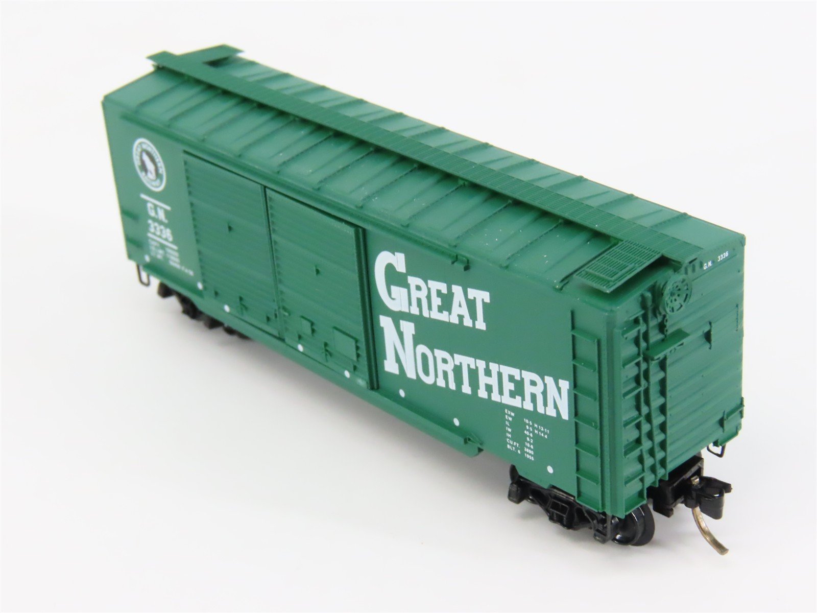 N Scale Micro-Trains 23190 GN Great Northern 40' Double Door Box Car 3336 RTR