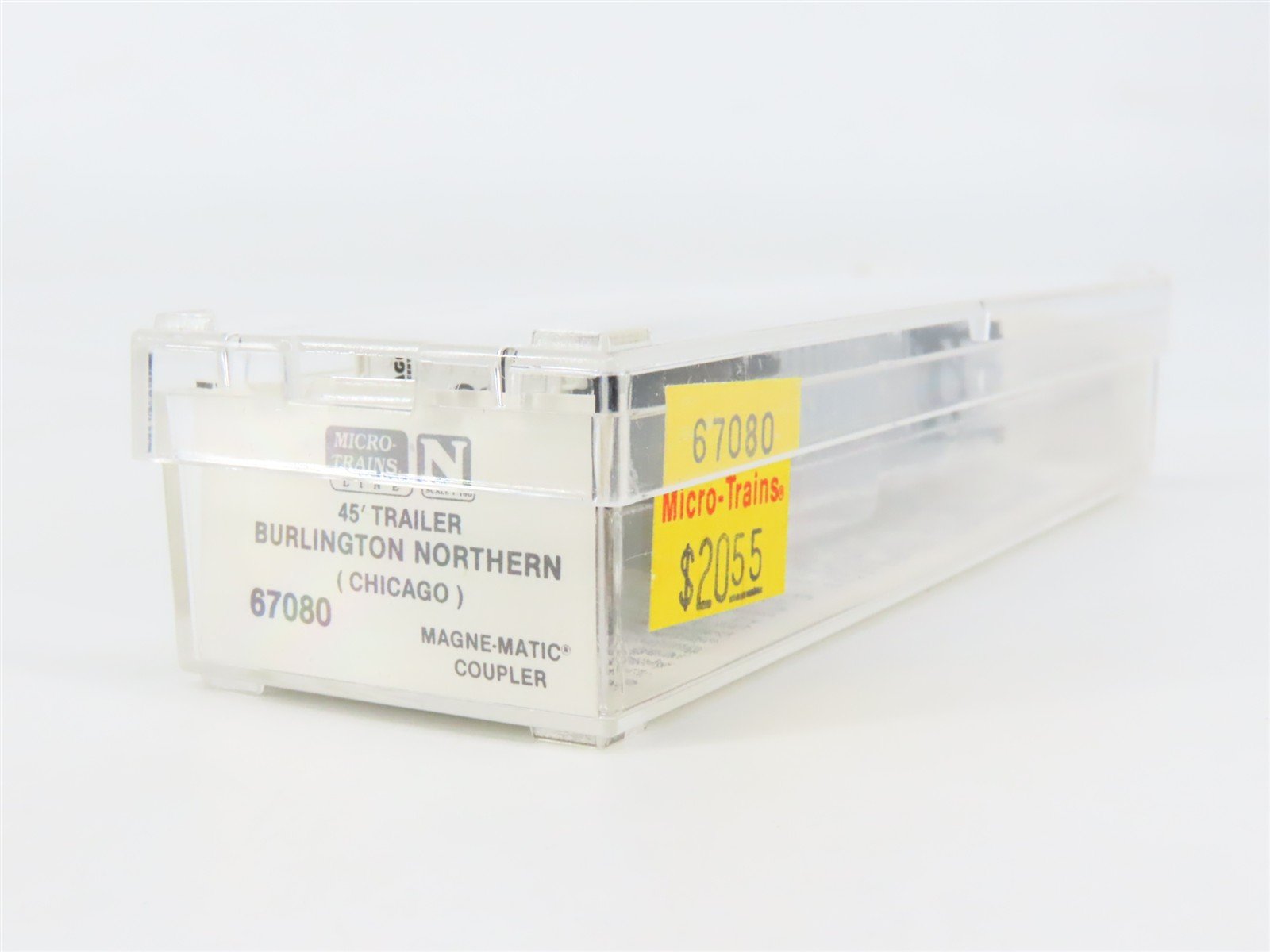 N Scale Micro-Trains 67080 BN Burlington Northern 45' 45' Van Trailer 237819 RTR
