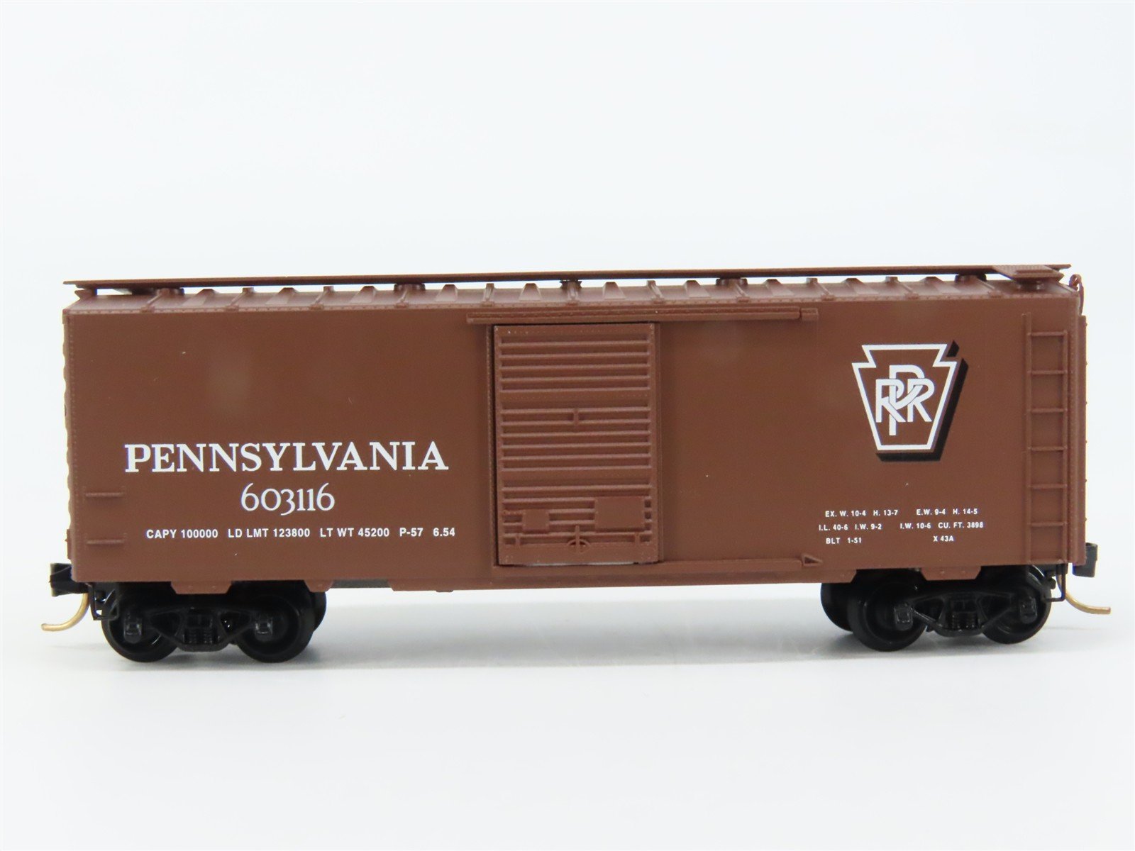 N Scale Micro-Trains 20780 PRR Pennsylvania 40' Box Car 603116 RTR