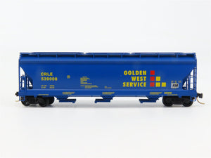 N Scale Micro-Trains 94050 CRLE Golden West Service 3-Bay Covered Hopper RTR