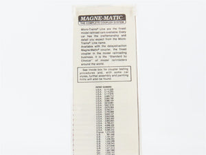N Scale Micro-Trains 45130 CR Conrail 50' Flat Car 715528 RTR