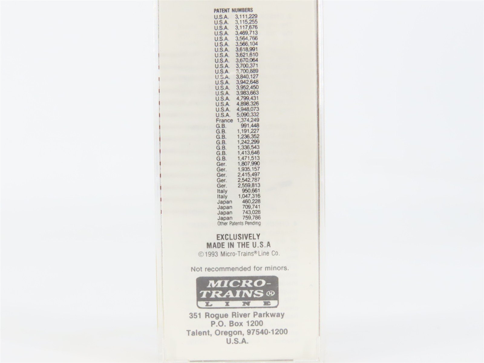 N Scale Micro-Trains 45130 CR Conrail 50' Flat Car 715528 RTR