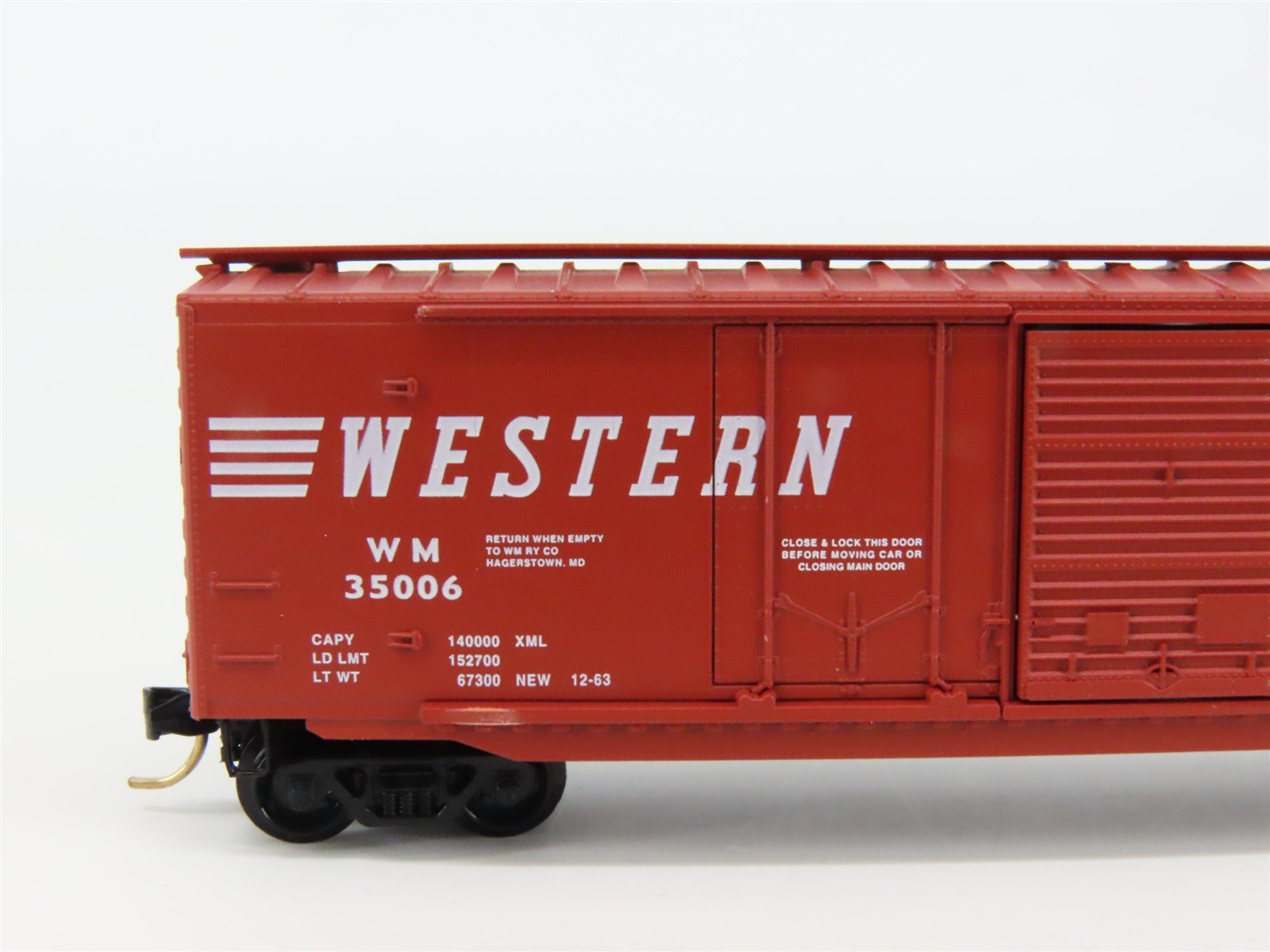 N Scale Micro-Trains 33070 WM Western Maryland 50' Box Car 35006 RTR