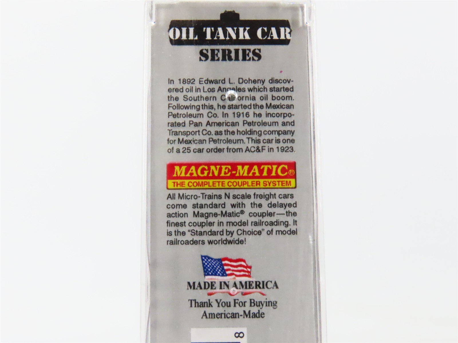 N Scale Micro-Trains 06500840 Mexican Petroleum Co. 39' Single Dome Tank Car RTR