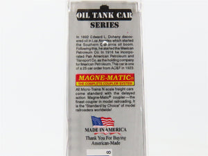 N Scale Micro-Trains 06500840 Mexican Petroleum Co. 39' Single Dome Tank Car RTR