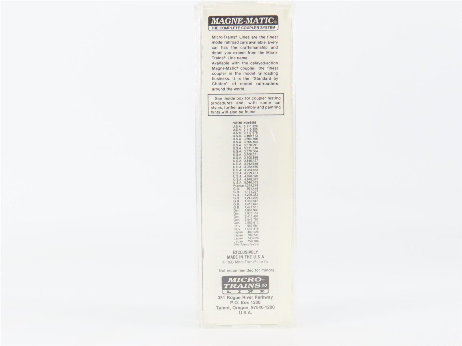 N Scale Micro-Trains 34090 UP Union Pacific 50' Double Door Box Car 160253 RTR