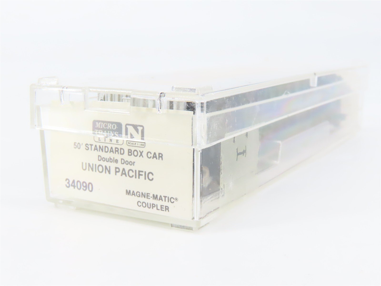 N Scale Micro-Trains 34090 UP Union Pacific 50' Double Door Box Car 160253 RTR