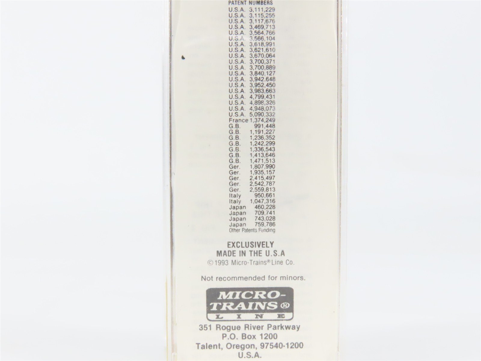 N Scale Micro-Trains 39150 40' Double-Sheathed Wood Box Car RTR