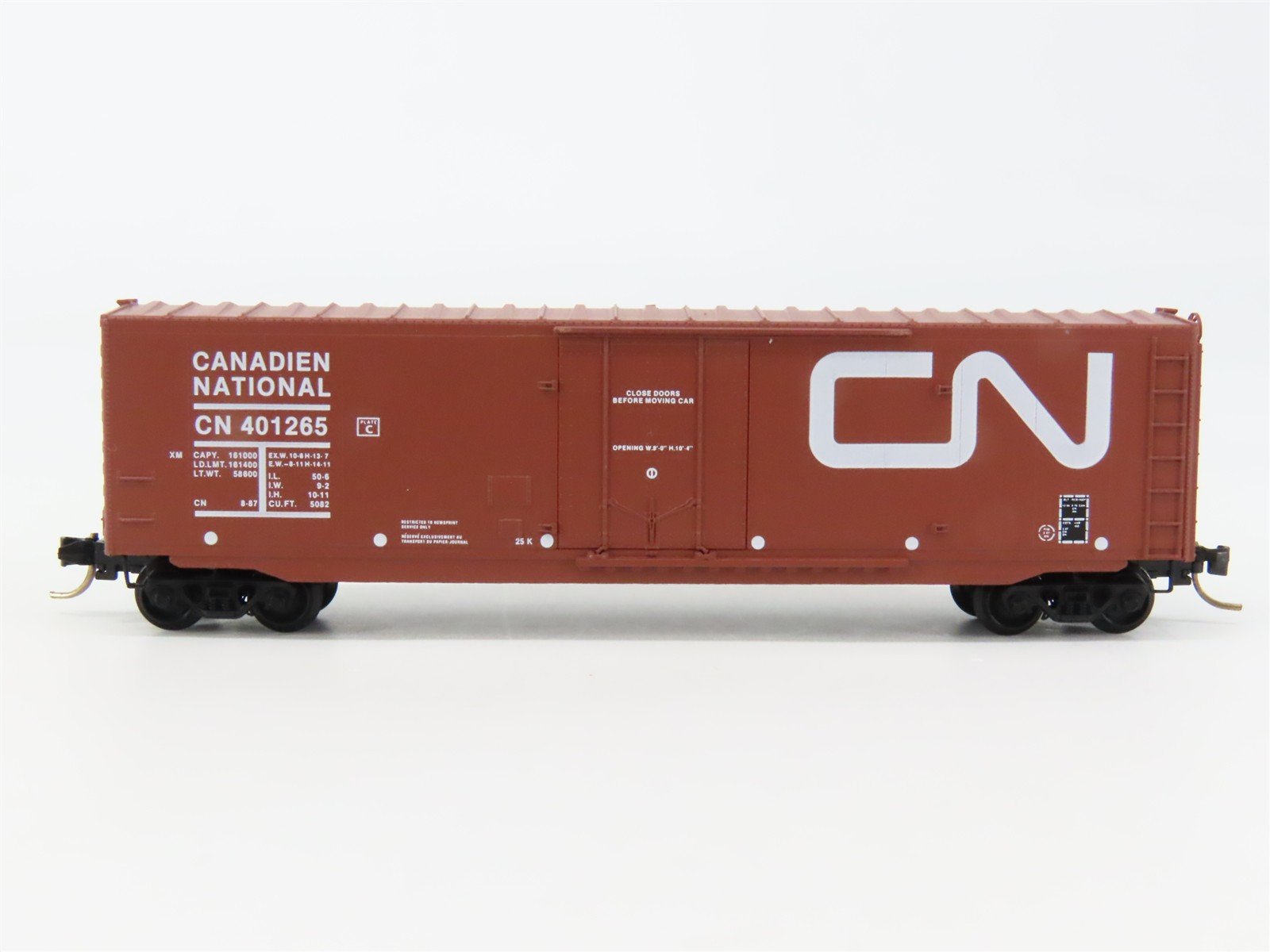 N Scale Micro-Trains 38190 CN Canadian National 50' Box Car 401265 RTR