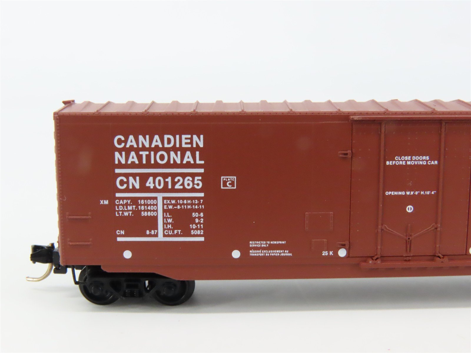 N Scale Micro-Trains 38190 CN Canadian National 50' Box Car 401265 RTR