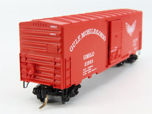 N Scale Micro-Trains 24240 GMO Gulf, Mobile & Ohio 40' Box Car 21583 RTR