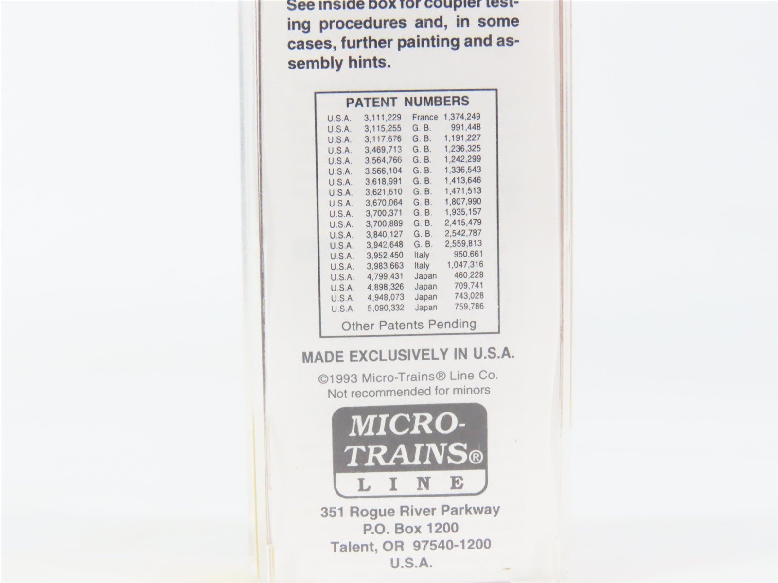 N Scale Micro-Trains 24240 GMO Gulf, Mobile & Ohio 40' Box Car 21583 RTR