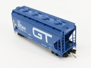 N Scale Micro-Trains 92010 GTW Grand Trunk Western 2-Bay Covered Hopper RTR