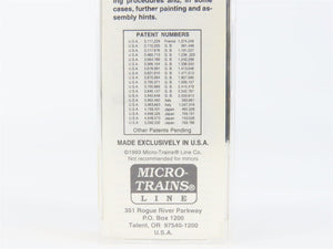 N Scale Micro-Trains 92010 GTW Grand Trunk Western 2-Bay Covered Hopper RTR
