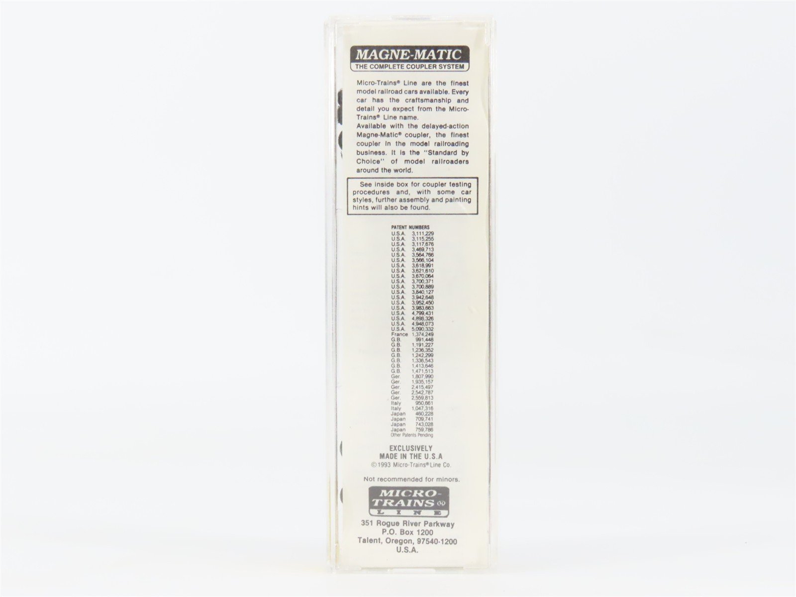 N Scale Micro-Trains 36040 SP Southern Pacific 50' Box Car 670120 RTR