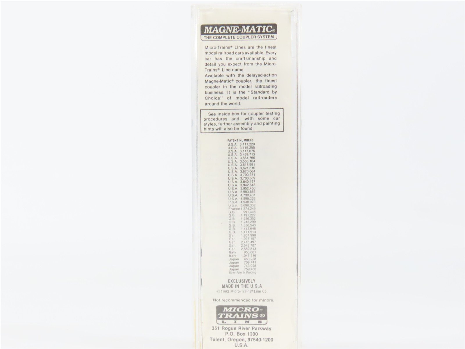 N Scale Micro-Trains 23020 SP Southern Pacific 40' Double Door Box Car 66375 RTR