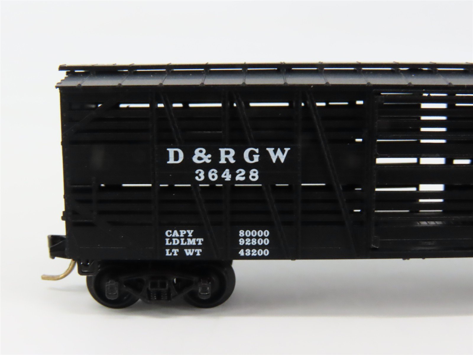 N Scale Micro-Trains 35090 D&RGW Denver & Rio Grande 40' Stock/Cattle Car RTR
