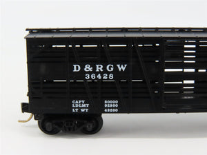 N Scale Micro-Trains 35090 D&RGW Denver & Rio Grande 40' Stock/Cattle Car RTR
