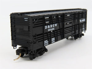 N Scale Micro-Trains 35090 D&RGW Denver & Rio Grande 40' Stock/Cattle Car RTR