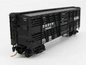 N Scale Micro-Trains 35090 D&RGW Denver & Rio Grande 40' Stock/Cattle Car RTR