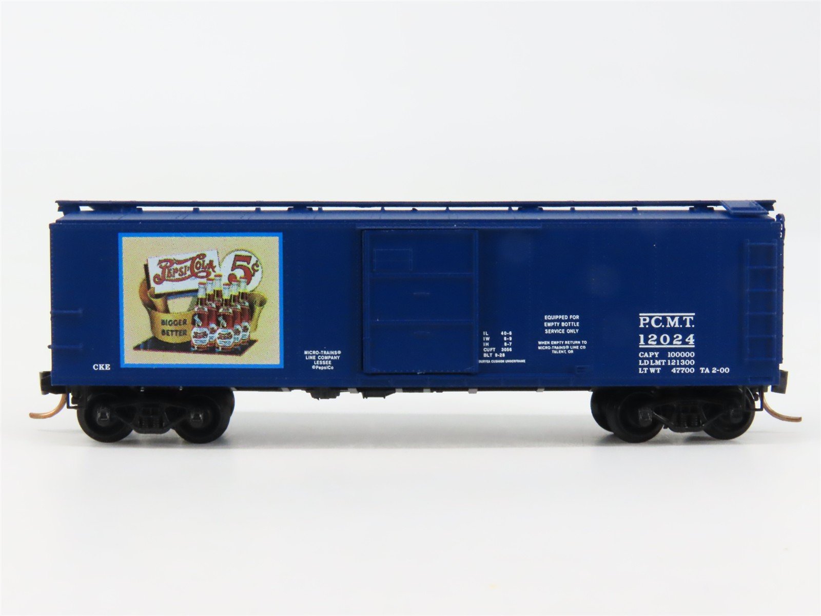 N Scale Micro-Trains 120220 PCMT Pepsi-Cola 40' Box Car 12024 RTR
