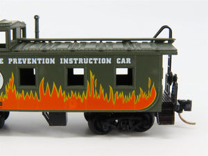 N Scale Micro-Trains 100100 Smokey Bear 36' Offset Cupola Caboose X62000 RTR