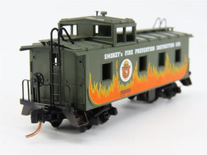 N Scale Micro-Trains 100100 Smokey Bear 36' Offset Cupola Caboose X62000 RTR
