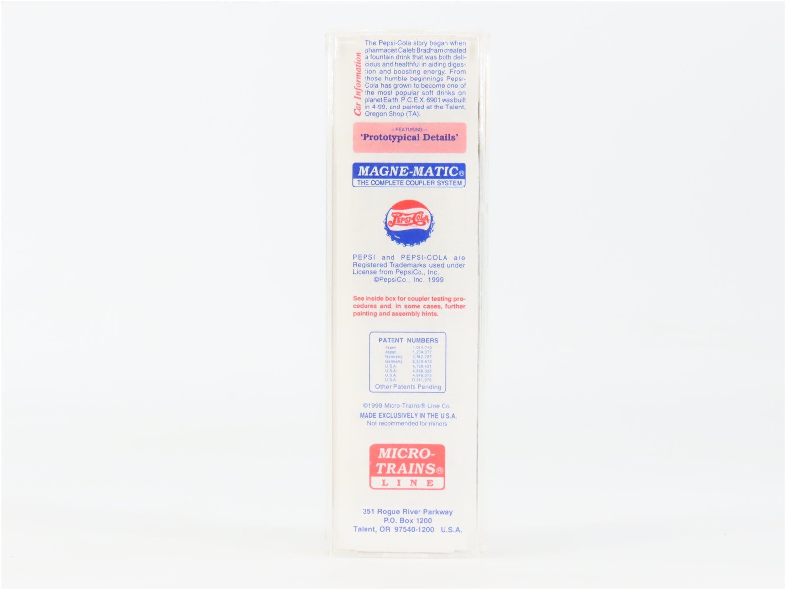 N Scale Micro-Trains 69090 PCEX Pepsi-Cola 51' Reefer 6901 RTR