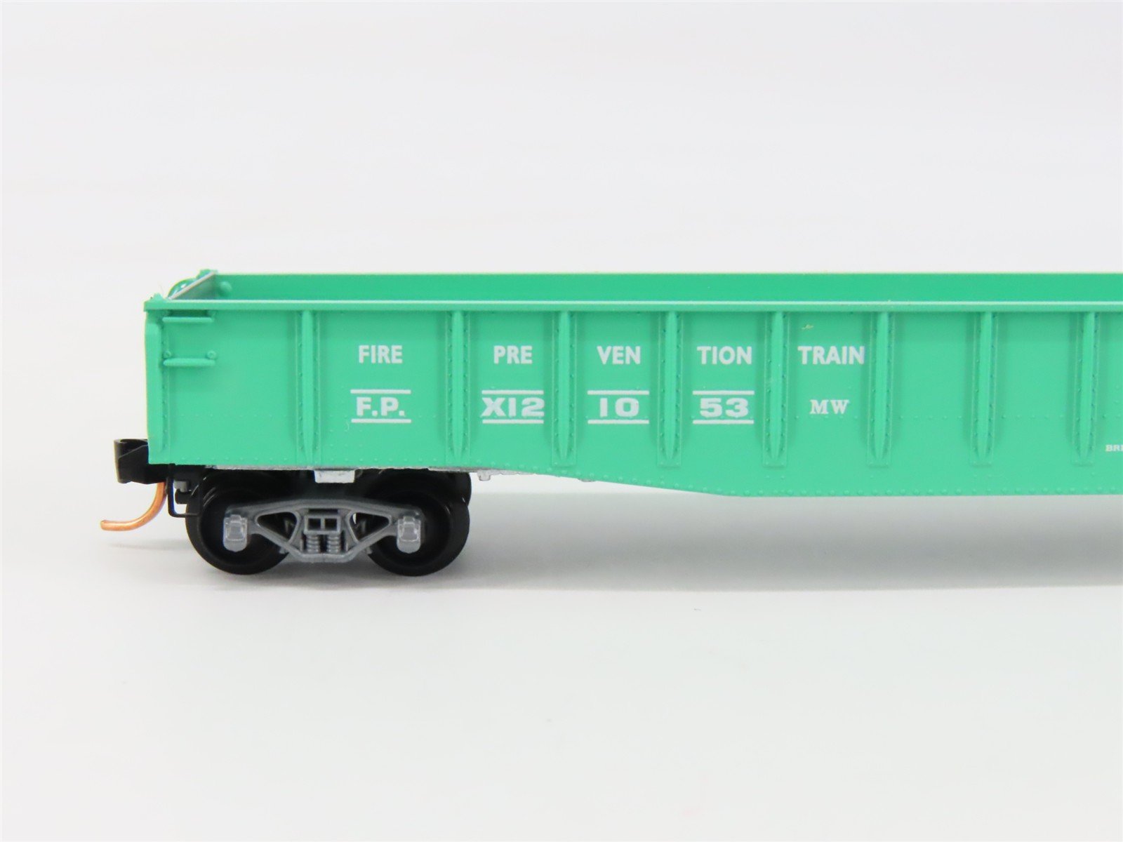 N Scale Micro-Trains 46360 FP Fire Prevention Train 50' Gondola X121053 RTR