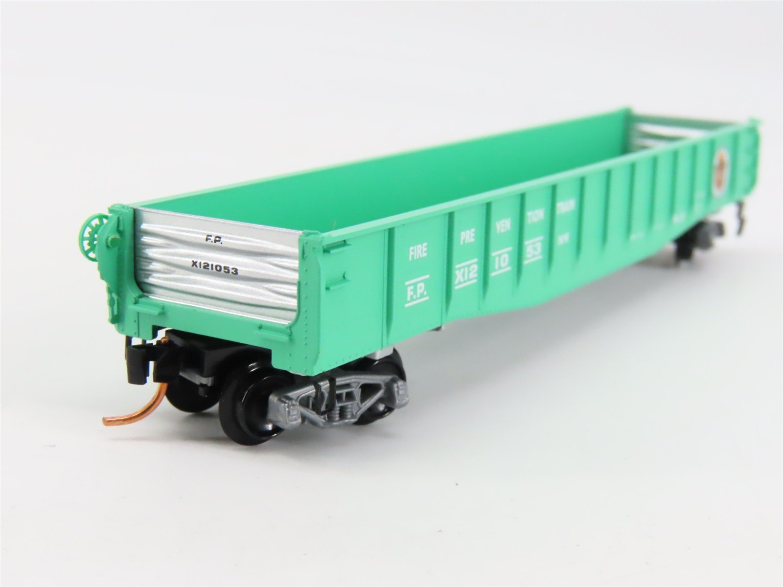 N Scale Micro-Trains 46360 FP Fire Prevention Train 50' Gondola X121053 RTR