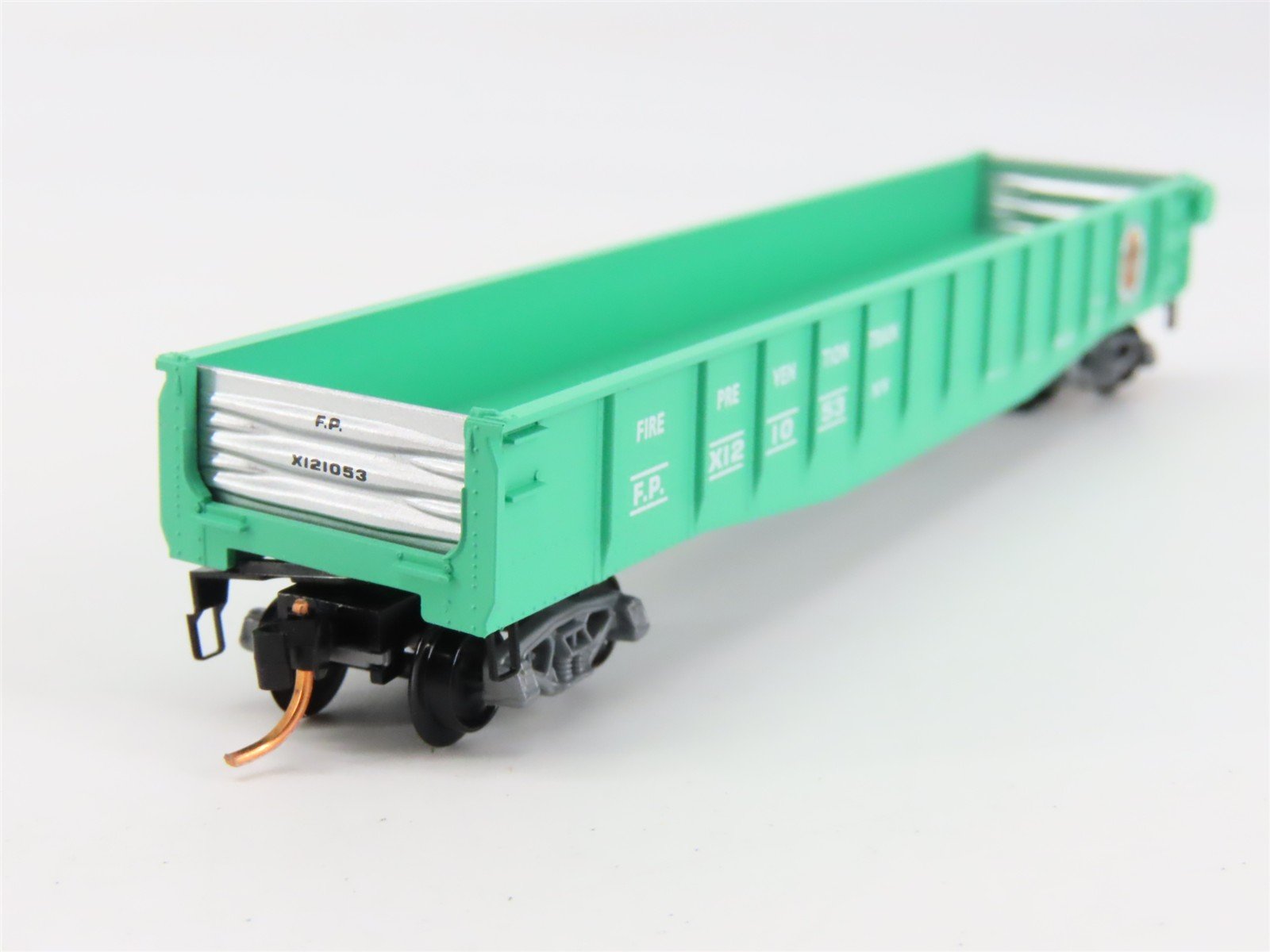 N Scale Micro-Trains 46360 FP Fire Prevention Train 50' Gondola X121053 RTR