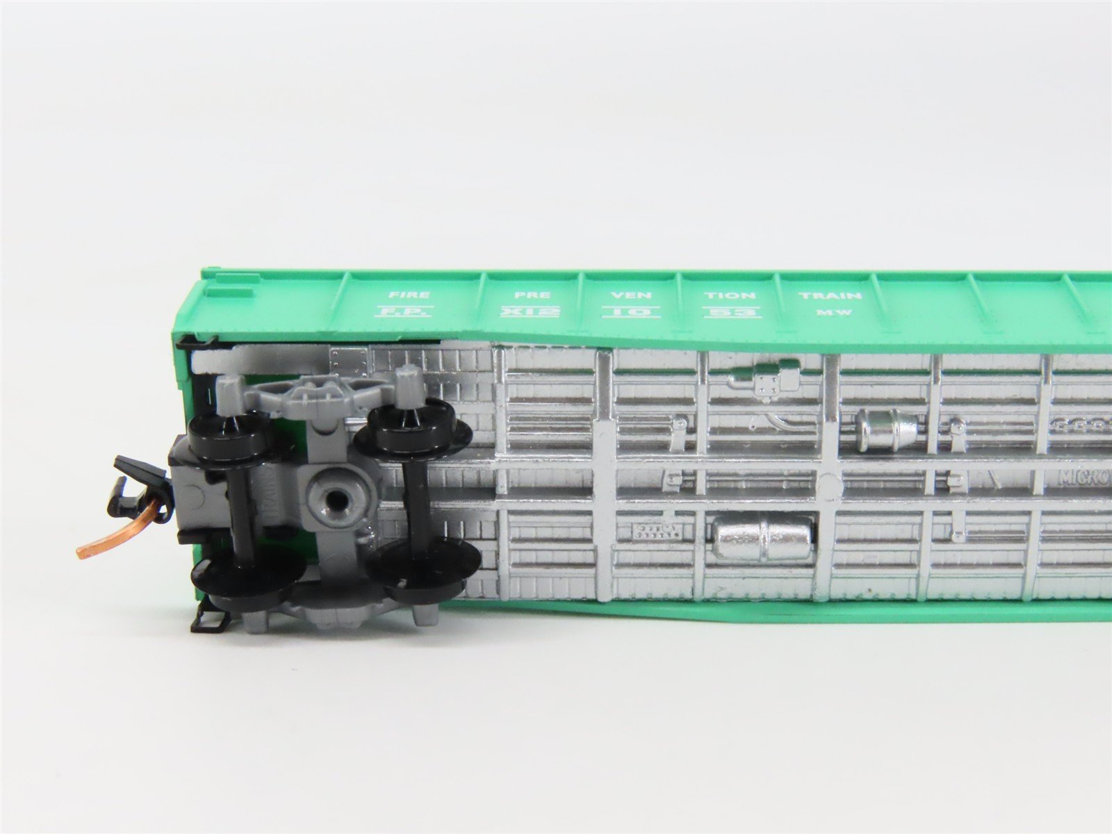 N Scale Micro-Trains 46360 FP Fire Prevention Train 50' Gondola X121053 RTR
