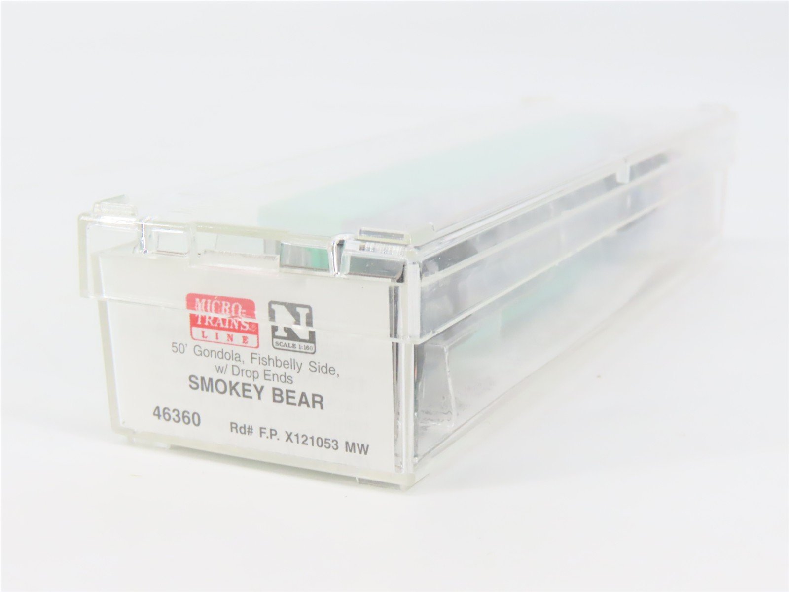 N Scale Micro-Trains 46360 FP Fire Prevention Train 50' Gondola X121053 RTR