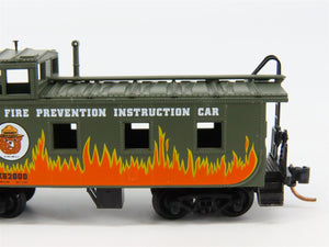 N Scale Micro-Trains 100100 Smokey Bear 36' Offset Cupola Caboose X62000 RTR