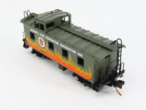 N Scale Micro-Trains 100100 Smokey Bear 36' Offset Cupola Caboose X62000 RTR