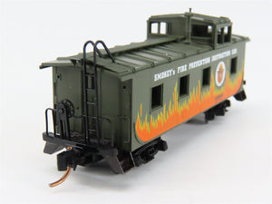 N Scale Micro-Trains 100100 Smokey Bear 36' Offset Cupola Caboose X62000 RTR