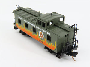 N Scale Micro-Trains 100100 Smokey Bear 36' Offset Cupola Caboose X62000 RTR