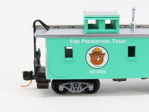 N Scale Micro-Trains 51210 Smokey Bear 34' Wood Sheathed Caboose X51898 RTR