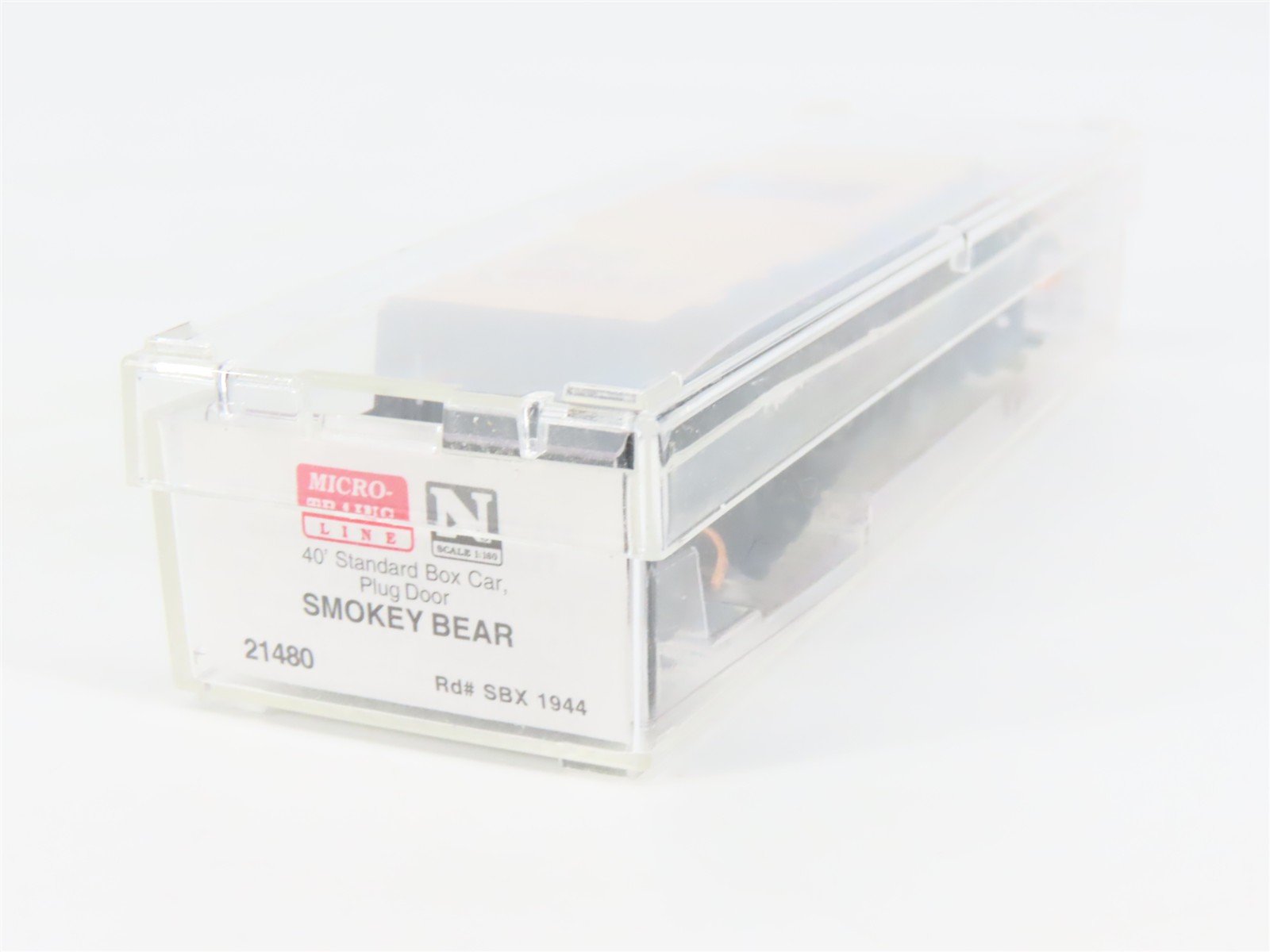 N Scale Micro-Trains 21480 SBX Smokey Bear 40' Box Car 1944 RTR