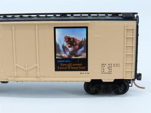 N Scale Micro-Trains 21480 SBX Smokey Bear 40' Box Car 1944 RTR