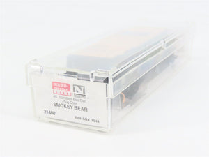N Scale Micro-Trains 21480 SBX Smokey Bear 40' Box Car 1944 RTR