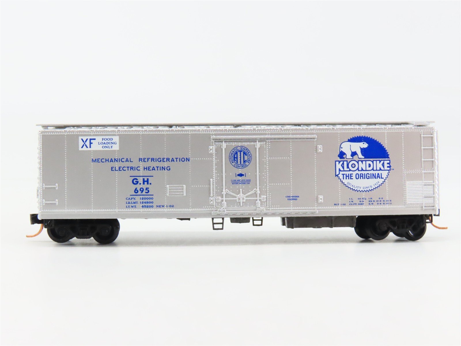 N Scale Micro-Trains 69160 GH Klondike Bar 51' Mechanical Reefer 695 RTR