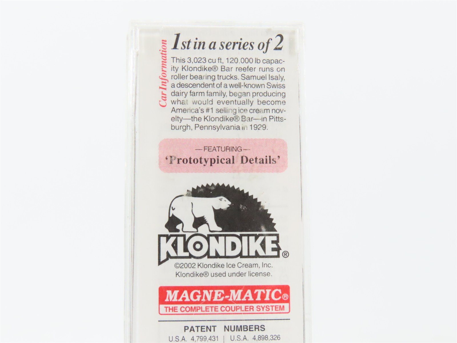 N Scale Micro-Trains 69160 GH Klondike Bar 51' Mechanical Reefer 695 RTR