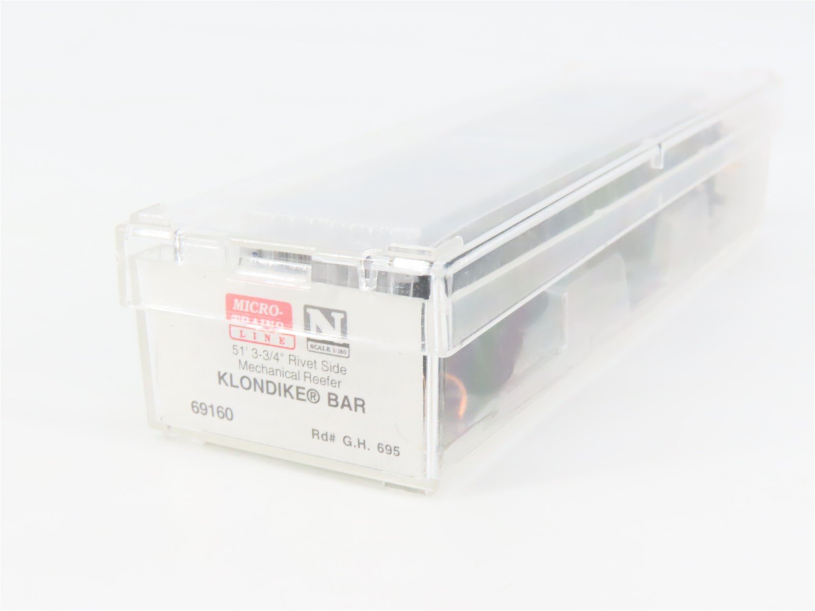 N Scale Micro-Trains 69160 GH Klondike Bar 51' Mechanical Reefer 695 RTR
