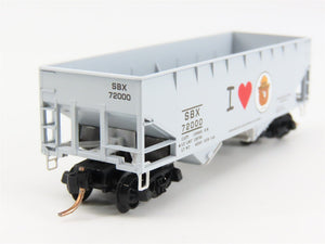 N Scale Micro-Trains 55450 SBX Smokey Bear 33' 2-Bay Hopper 72000 RTR